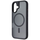 TUFF8 MAG GlideGuard Series Case for MagSafe for Apple iPhone 16 - Smoke Black