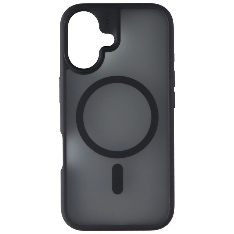 TUFF8 MAG GlideGuard Series Case for MagSafe for Apple iPhone 16 - Smoke Black
