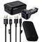 TYLT Travel - Mobile Accessory Kit with Bank/Wall/Car Chargers & USB-C Cable