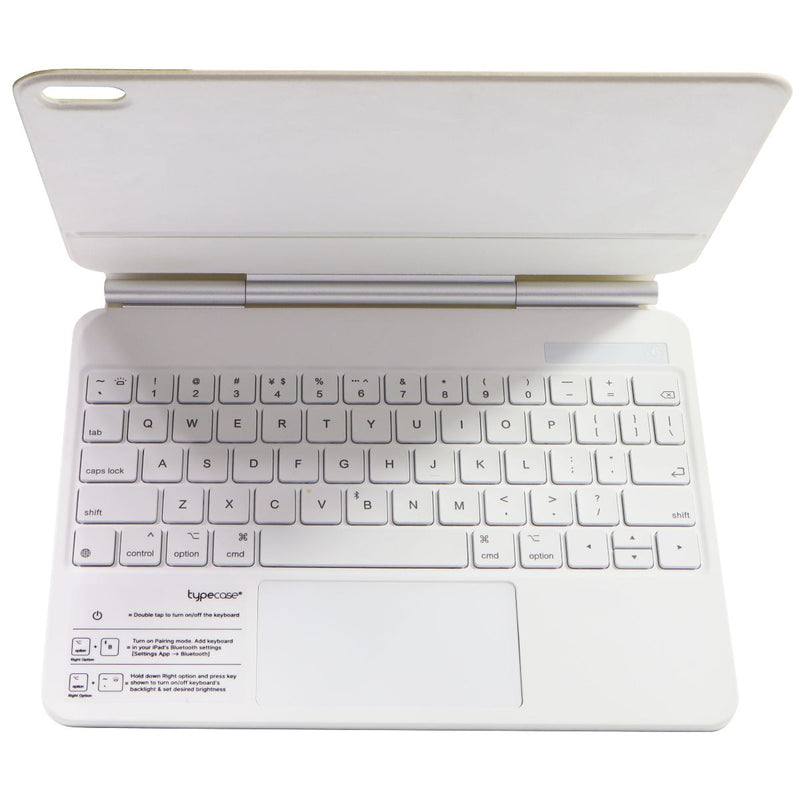 typecase Bluetooth Back Stand Folio Keyboard Case for iPad Pro (10.5-in) - White