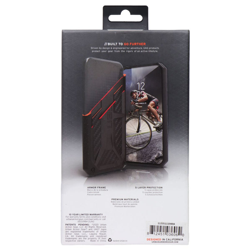 UAG Monarch Series Case for Apple iPhone 12/12 Pro - Crimson
