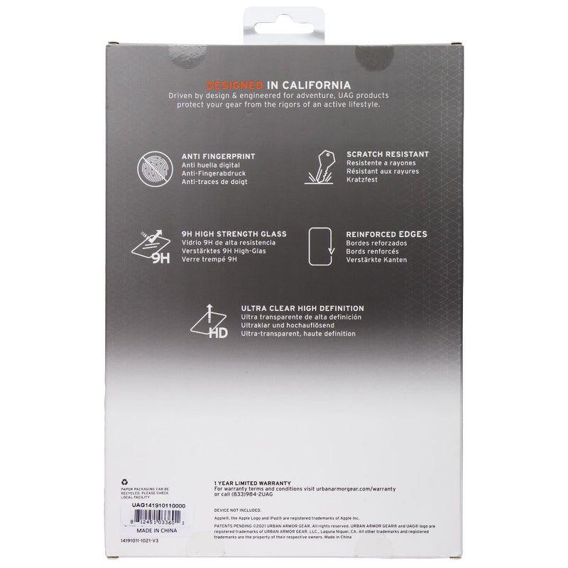 UAG Rugged Tempered Glass for Apple iPad 10.2-inch (7th/8th/9th Gen)