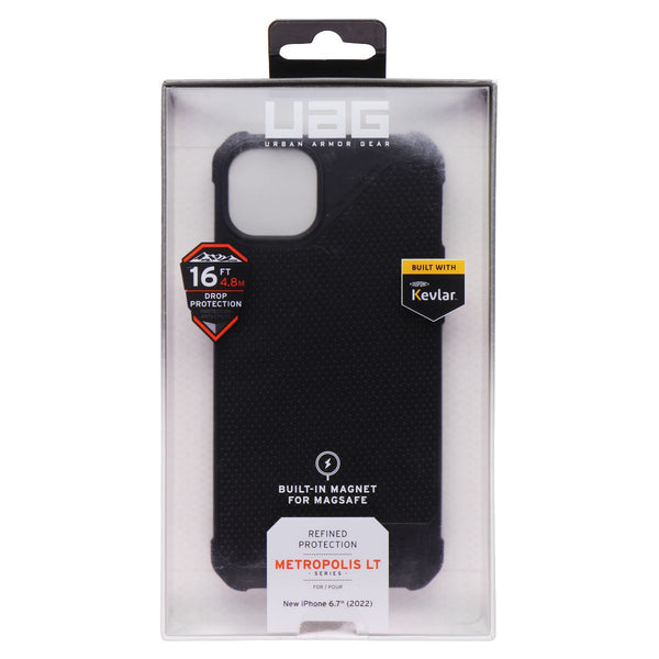 UAG Metropolis LT Series Case with Kevlar for Apple iPhone 14 Plus - Black