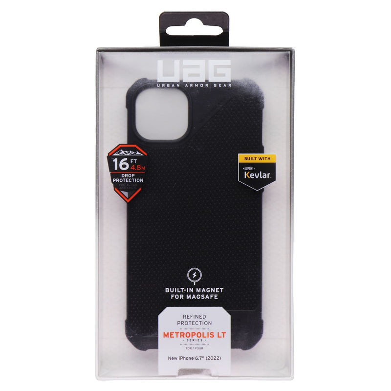 UAG Metropolis LT Series Case with Kevlar for Apple iPhone 14 Plus - Black