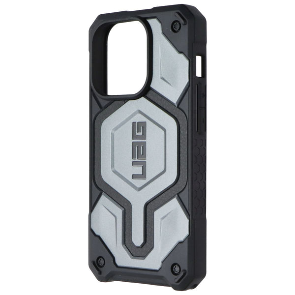 UAG Monarch Pro Series Case for MagSafe for Apple iPhone 15 Pro - Silver / Black