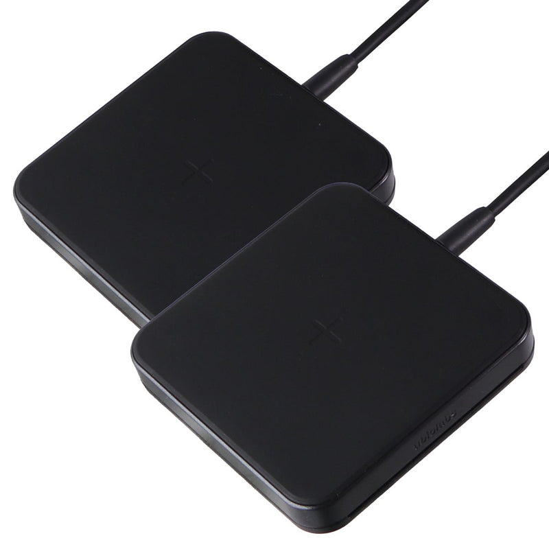 ubiolabs (6Ft) 15W Wireless Charging Pad with Adapter (Pack of 2) - Black