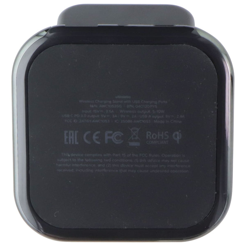 Ubio Labs (10W) Shadow Series Qi Wireless Universal Stand with Adapter - Black