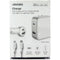 Ubiolabs Dual Port Wall & Car Charger w/ USB-C to Lightning 8-Pin Cable - White