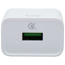 UBREAKIFIX 18W Quick Charge Wall Charger with 3.0 Single Port USB - White