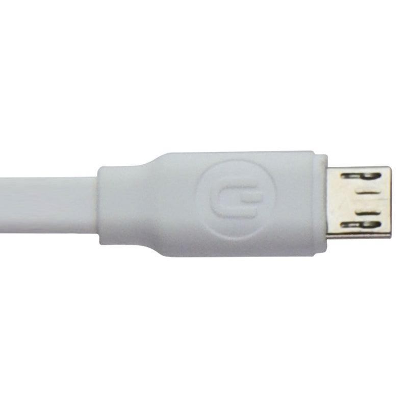 UBREAKIFIX (3-Ft) Flat Series Micro-USB to USB Charge/Sync Cable - White