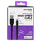 UBREAKIFIX 10FT Alloy High Speed USB-A to Lightning 8-Pin Cable - Steel Gray