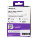 UBREAKIFIX 10FT Alloy High Speed USB-A to Lightning 8-Pin Cable - Steel Gray