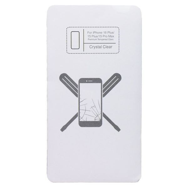UBREAKIFIX Glass for iPhone 16 Plus/15 Plus/15 Pro Max - Clear 5 PK