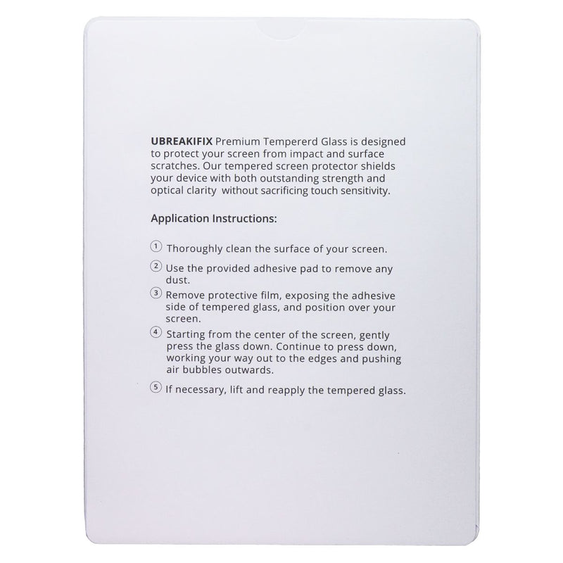 UBREAKIFIX Tempered Glass for iPad Air 1/2/iPad 5/6/Pro 9.7 - Clear (5 PK)