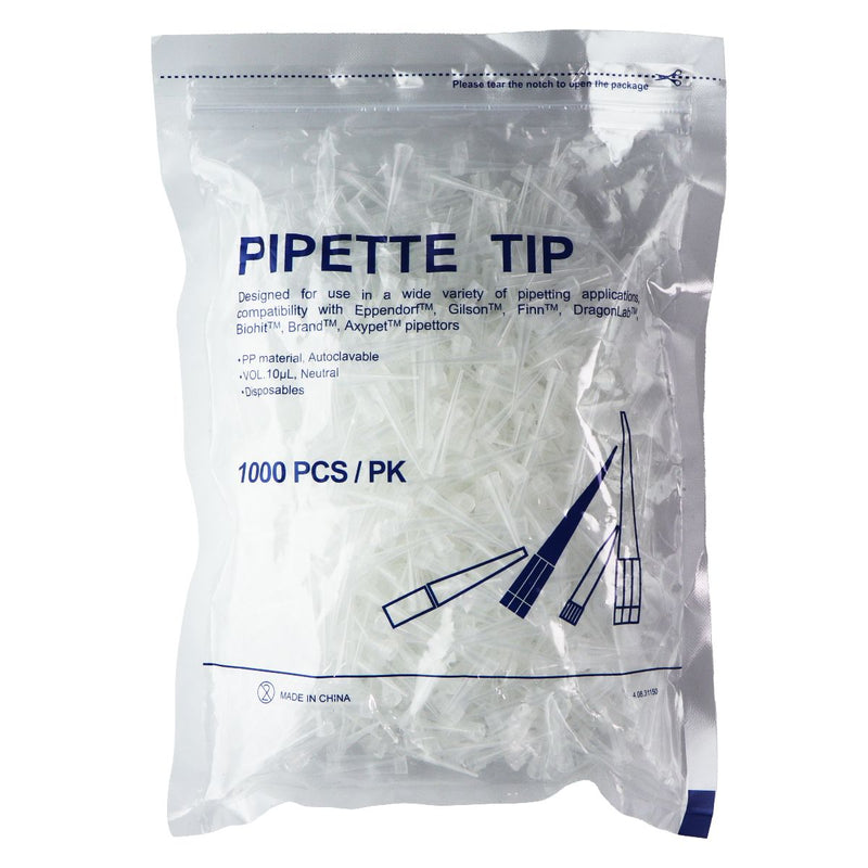 ULAB Single Channel Pipettor with 1000 Vol.10μl Pipette Tips (ULH1019)