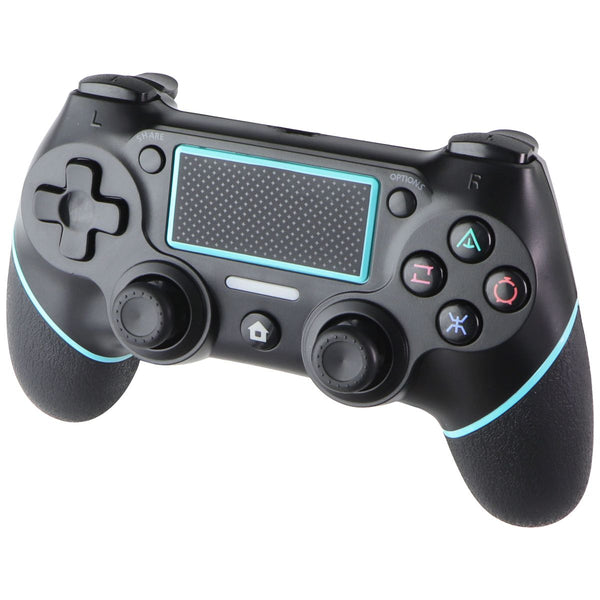 Railay Wireless Rechargeable Gaming Controller for Sony PS4 - Black/Light Blue