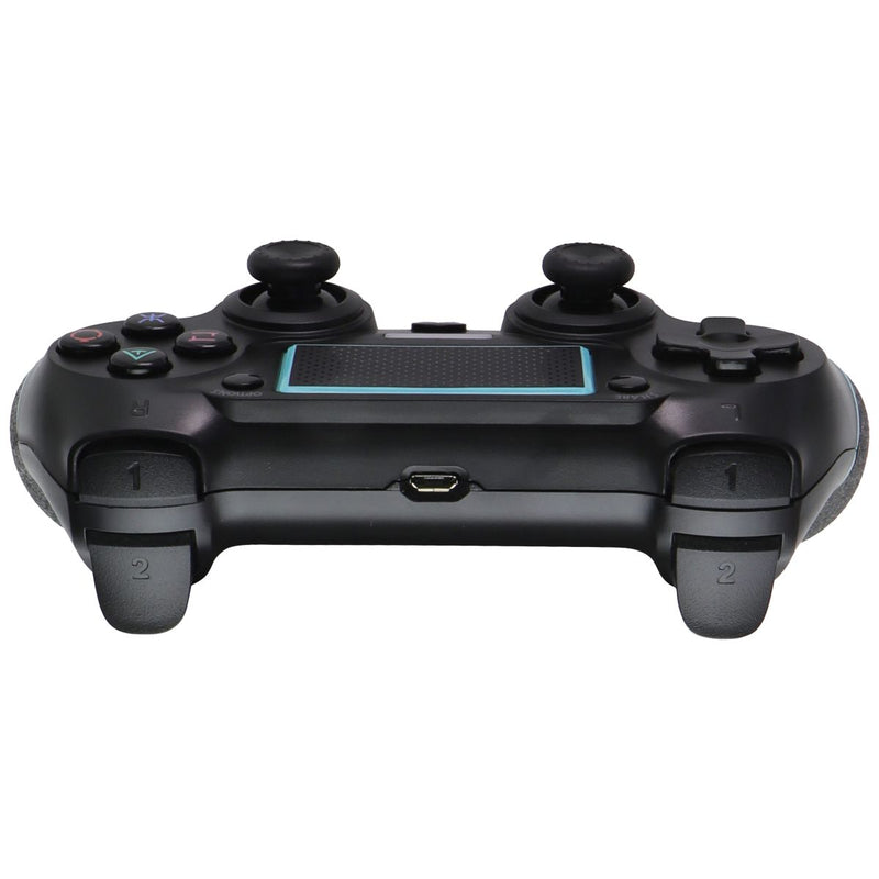 Railay Wireless Rechargeable Gaming Controller for Sony PS4 - Black/Light Blue