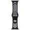 Silicone Sport Band for Apple Watch (38/40/41mm) Cases - Black/Gray