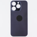 Repair Part - Back Glass for Apple iPhone 15 Pro - Blue with Logo