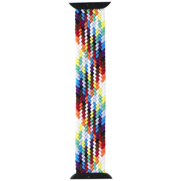 Woven Loop Band for Apple Watch (41/40/38mm) Cases - Black Multi Color (135mm)