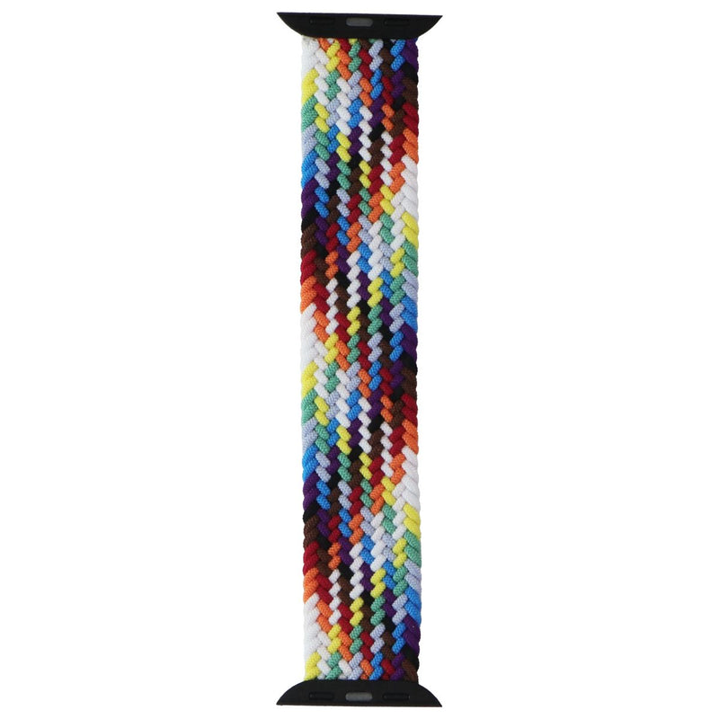 Woven Loop Band for Apple Watch (41/40/38mm) Cases - Black Multi Color (135mm)