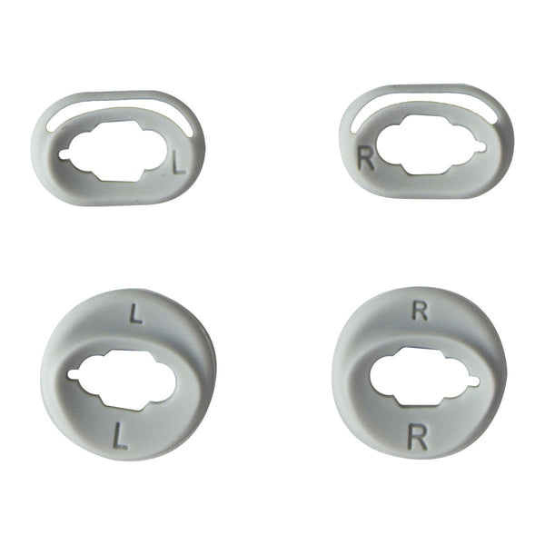 Replacement Ear Gel Ear Tips for Galaxy Buds Live - Small / Large - Silver
