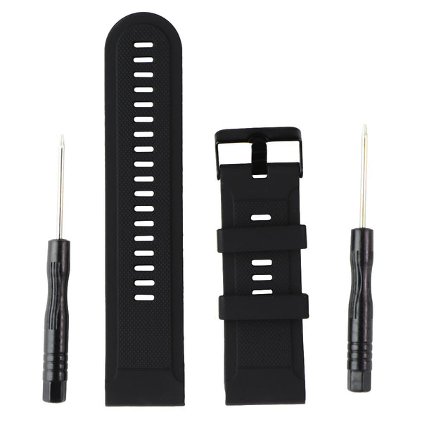 Replacement Band for Fenix 5X Watch - Black / Black