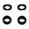 Replacement Ear Gel Ear Tips for Galaxy Buds Live - Small / Large - Black