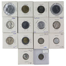 Assorted Coin Bundle (Dimes/Quarters/Foreign) 1842-1981 / (14 Total)