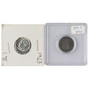 Assorted Coin Bundle (Dimes/Quarters/Foreign) 1842-1981 / (14 Total)