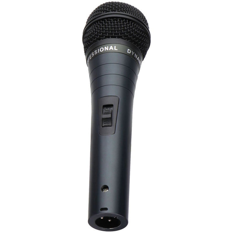 Professional Dynamic XLR Microphone w/ XLR to 1/4-in Cable - Teal/Black