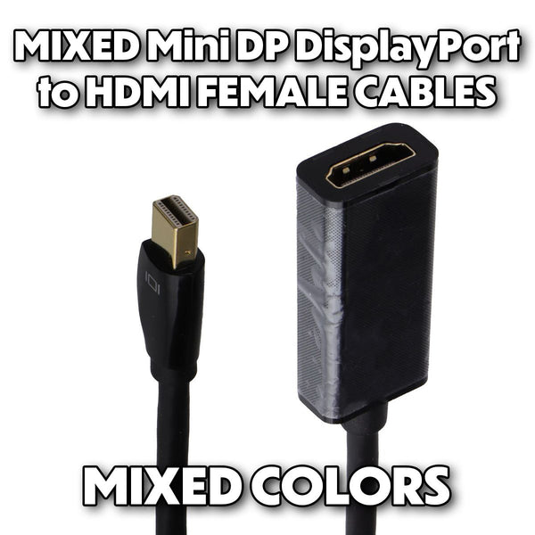 Mixed & Generic Mini DP Displayport to Female HDMI Adapter - Mixed Color/Style