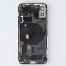 Repair Part - Back Glass Housing with Frame for Apple iPhone 12 - White (A2172)
