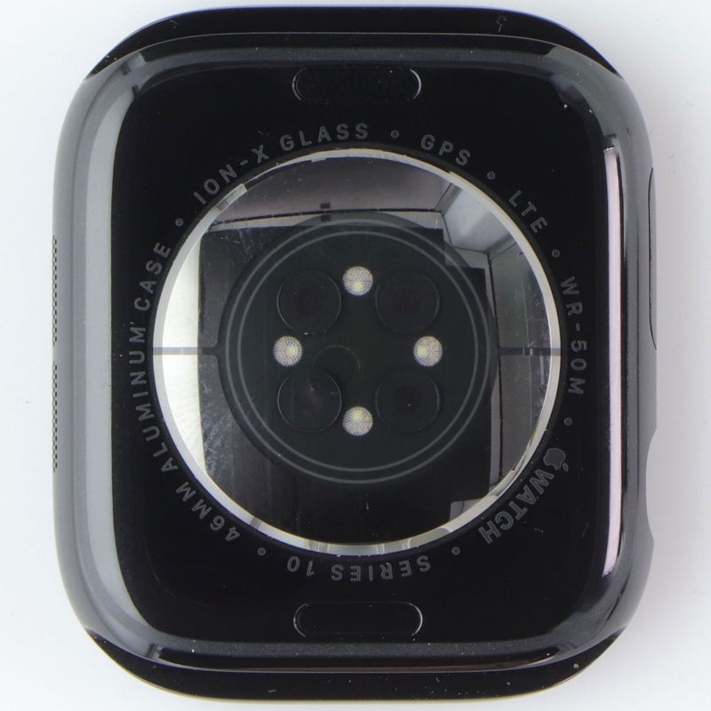 Replacement Housing/Back Glass for Apple Watch 10 (46mm) LTE - Blk ALU/No Crown