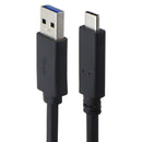 Mixed USB-C to USB 3.0 Charge and Sync Data Cables - Black (Bulk / 3 Ft and Up)