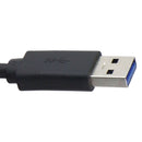 Mixed USB-C to USB 3.0 Charge and Sync Data Cables - Black (Bulk / 3 Ft and Up)
