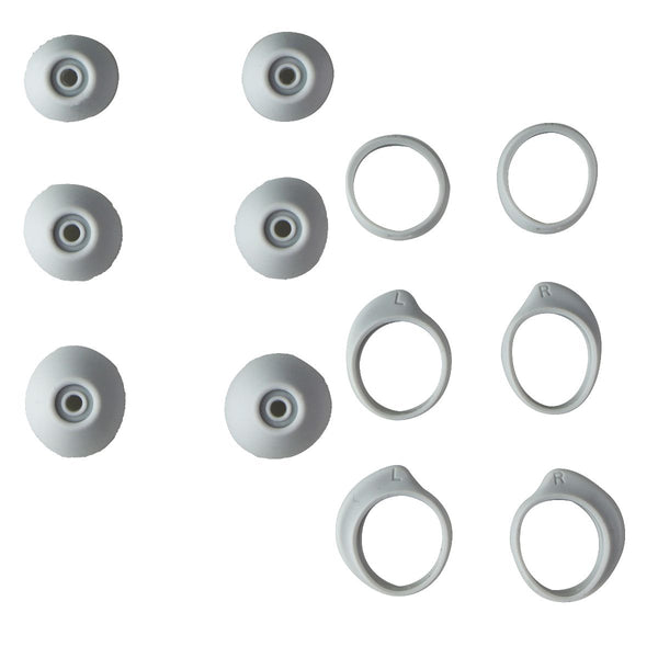 Replacement Ear Gels & Stabilizer for Galaxy Buds - (Full Set) - Silver