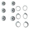 Replacement Ear Gels & Stabilizer for Galaxy Buds - (Full Set) - Silver