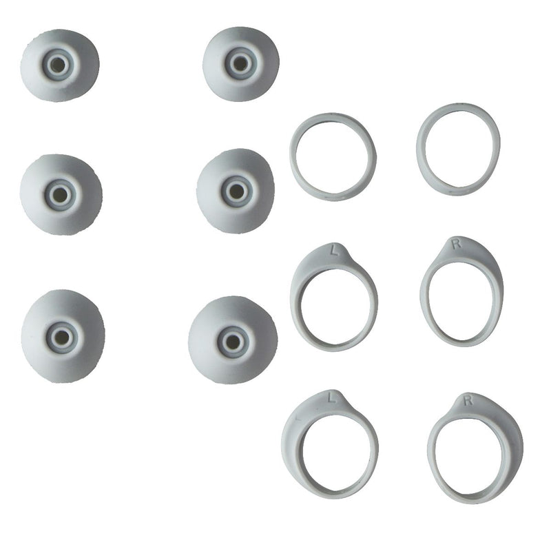 Replacement Ear Gels & Stabilizer for Galaxy Buds - (Full Set) - Silver