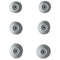 Replacement Ear Gels & Stabilizer for Galaxy Buds - (Full Set) - Silver