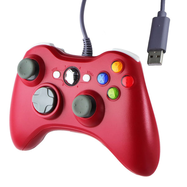 Generic Wired USB Controller for Xbox and PC - Red/Gray/White