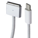 Generic Apple Macbook 140W Charger with USB-C to MagSafe Braided Cable - White