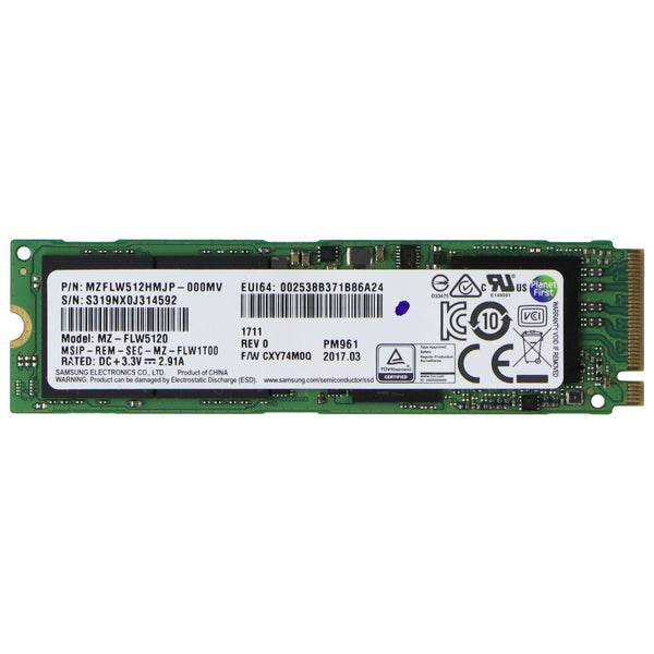 Samsung M.2 NVMe 512GB SSD Internal Storage - (MVZFLW512HMJP / MZ-FLW5120)