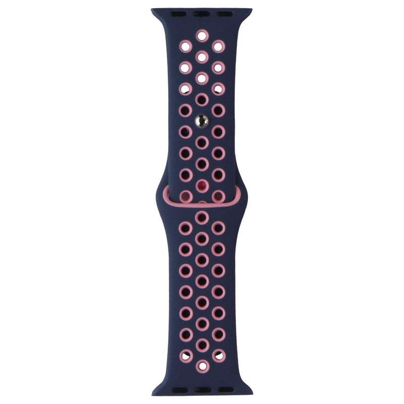 Silicone Sport Band for Apple Watch (38/40/41mm) Cases - Blue/Pink