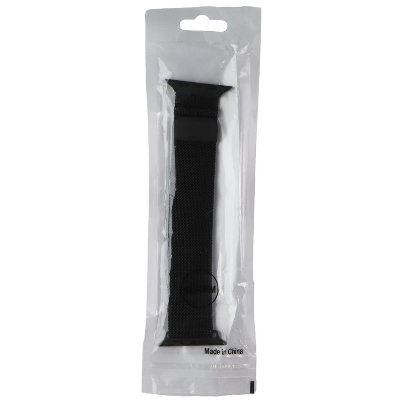 Metal Milanese Style Band for Apple Watch (49/45/44mm) Cases - Black