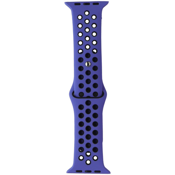 Silicone Sport Band for Apple Watch (49/45/44/42mm) Cases - Blue/Black