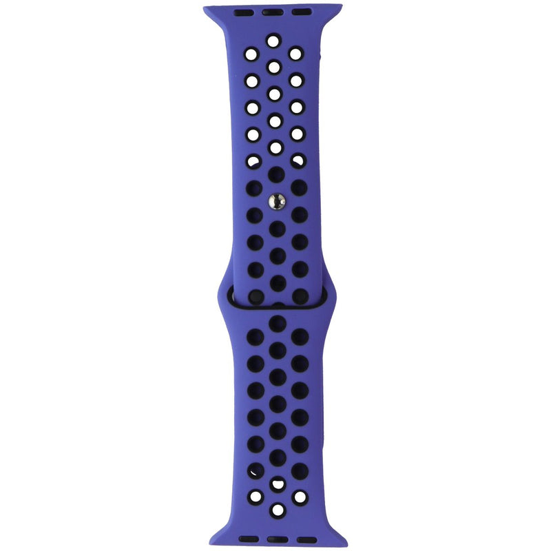 Silicone Sport Band for Apple Watch (49/45/44/42mm) Cases - Blue/Black