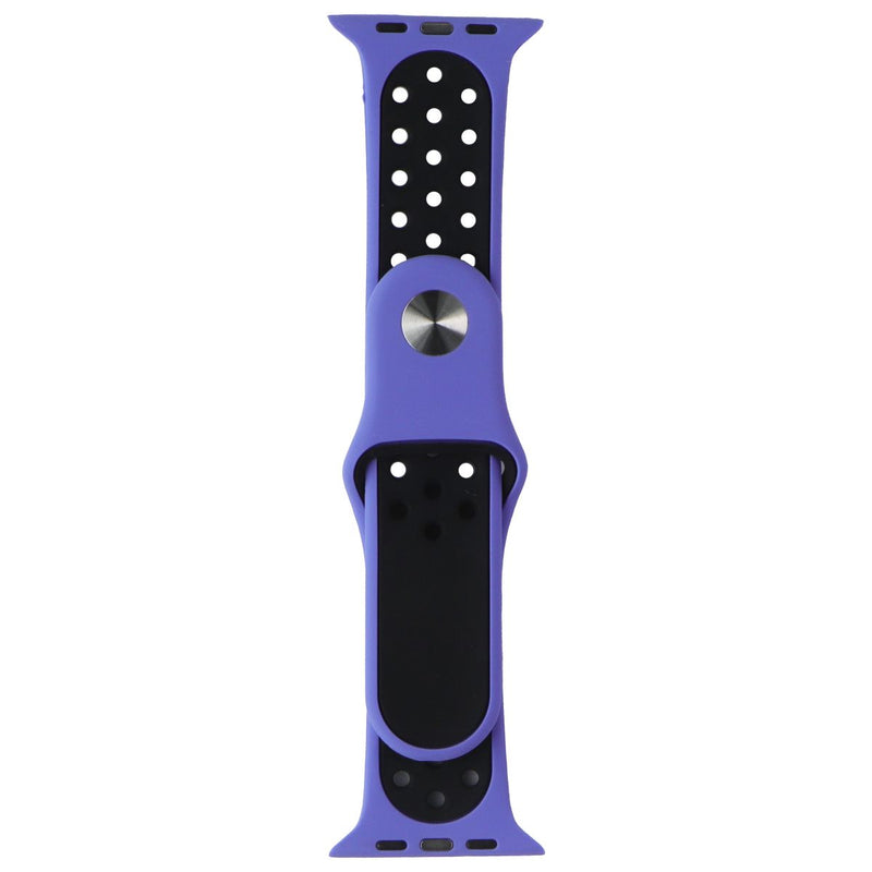 Silicone Sport Band for Apple Watch (49/45/44/42mm) Cases - Blue/Black
