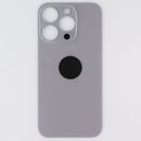 Repair Part - Back Glass for Apple iPhone 15 Pro - Slate with Logo
