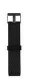 Silicone Replacement Band for Fitbit Charge 2 - Black / Silver (Diamonds)